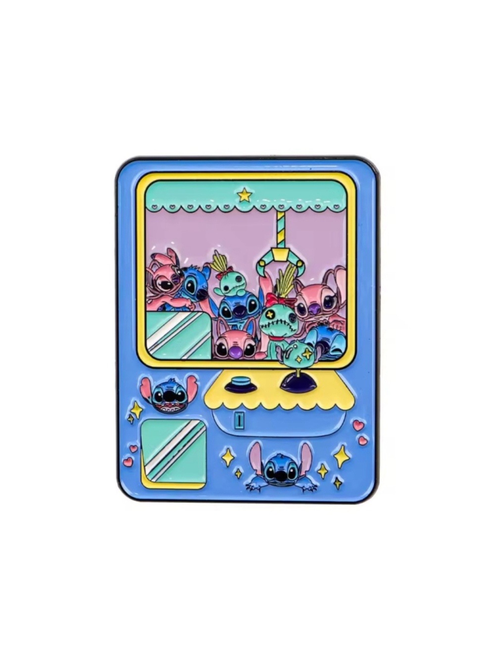 Disney Inspired Lilo and Stitch Claw Machine Kawaii Enamel Pin Gift